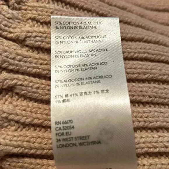 Free People As Good As Gold Cable Knit Sweater XL - Picture 5 of 5